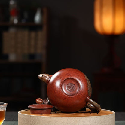 Original Ore Real Yixing Zisha Qingshui Clay Tea Pot Marked Handmade 400ml Pots