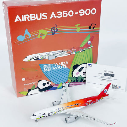 1:400 NGmodels SICHUAN AIRLINES AIRBUS A350-900 B-32F8 Airplane Diecast Model