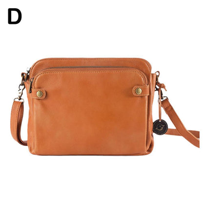 3-Layer Leather Crossbody Shoulder Clutch Bag High Quality Purse Luxury Handbag