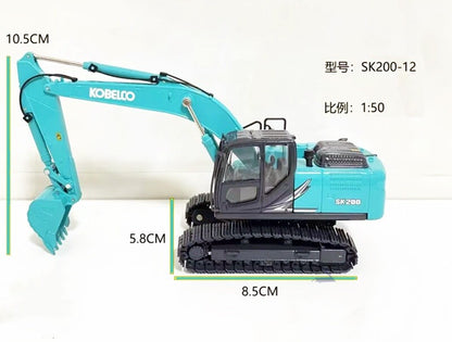 1:50 KOBELCO SK200-12 Excavator Machine Construction Equipment Diecast Model