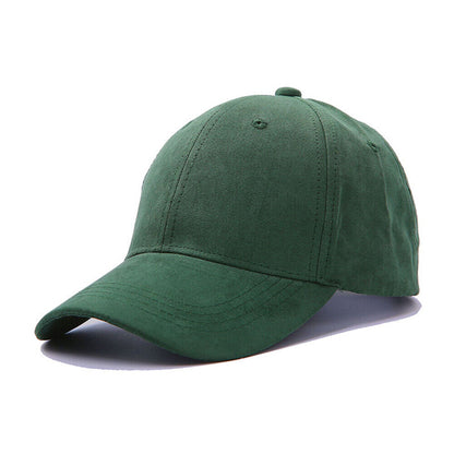 Fashion Baseball Cap Vuckle Back Caps Street Hip Hop Caps Suede Hats Peaked Cap