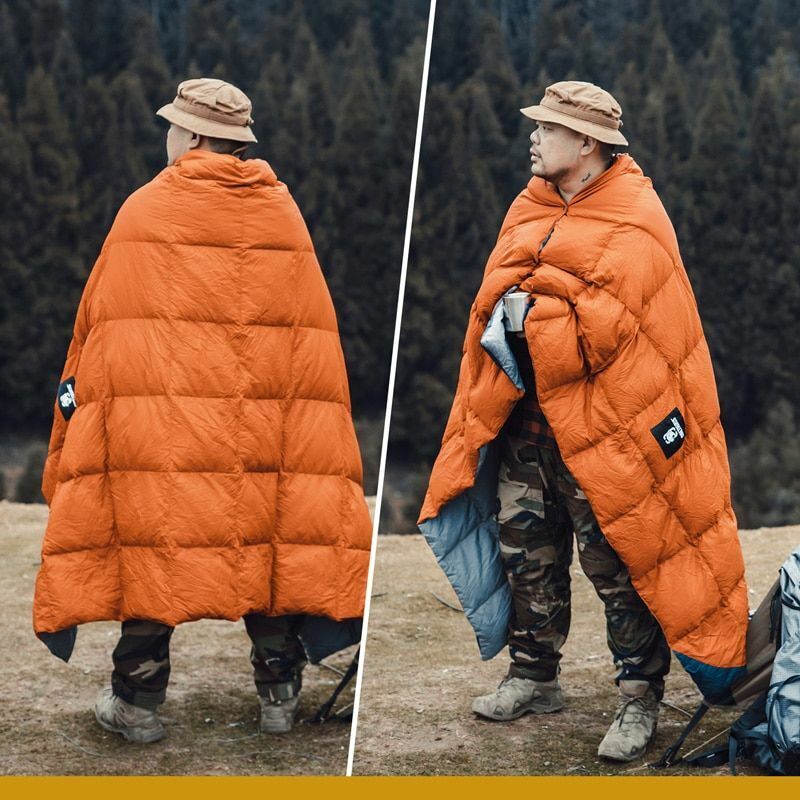 Camping Blanket Foldable Travel Outdoor Camping Hiking 1-person Fits (5°C-25°C)
