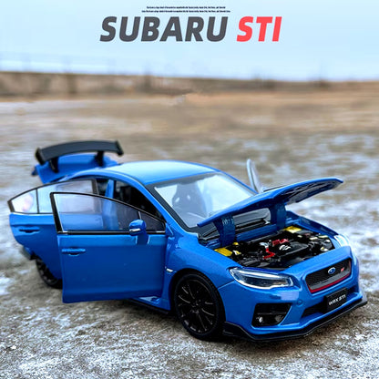1/32 Subarus WRX STI Alloy Sports Car Model Diecast Simulation Metal Toy Race Ca