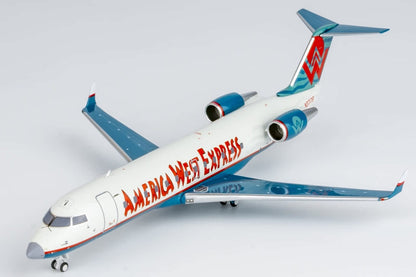 1:200 NGmodels America West Airlines Bombardier CRJ200LR Diecast Plane Model