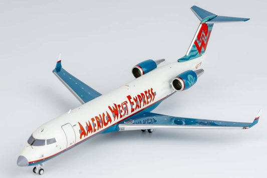 1:200 NGmodels America West Airlines Bombardier CRJ200LR Diecast Plane Model