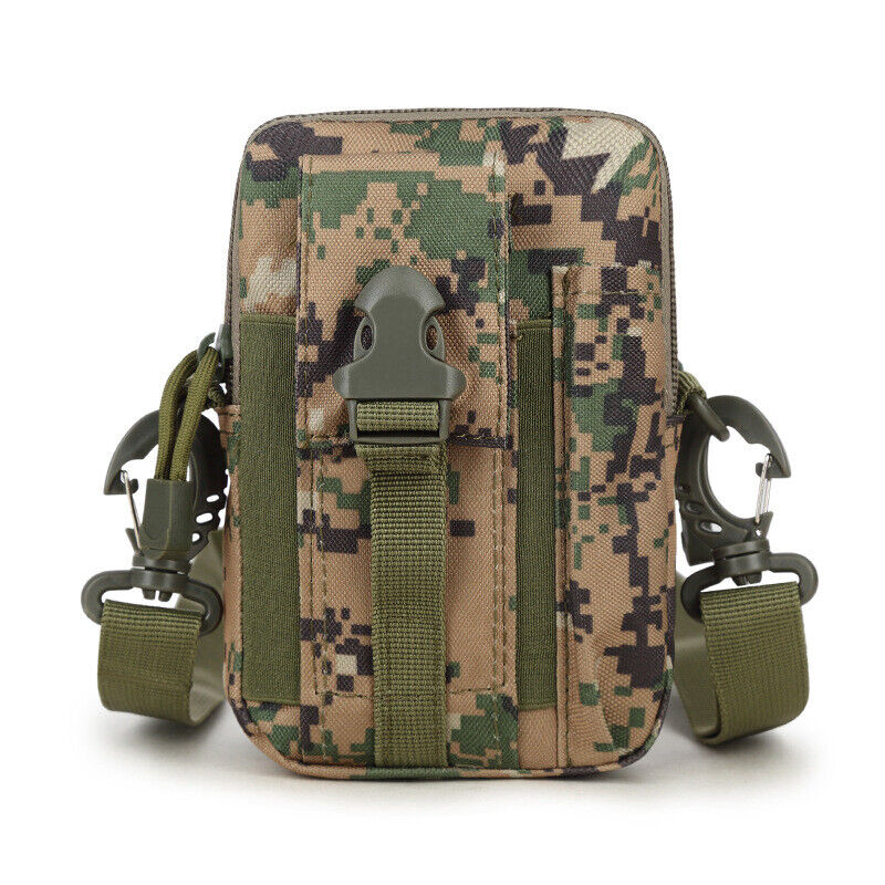 Multi Functional Tactical Molle Waist Bag Waist Fanny Pack with Crossbody Strap