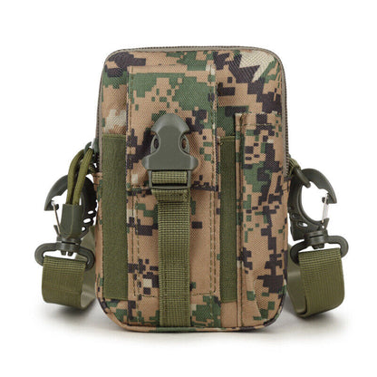 Multi Functional Tactical Molle Waist Bag Waist Fanny Pack with Crossbody Strap