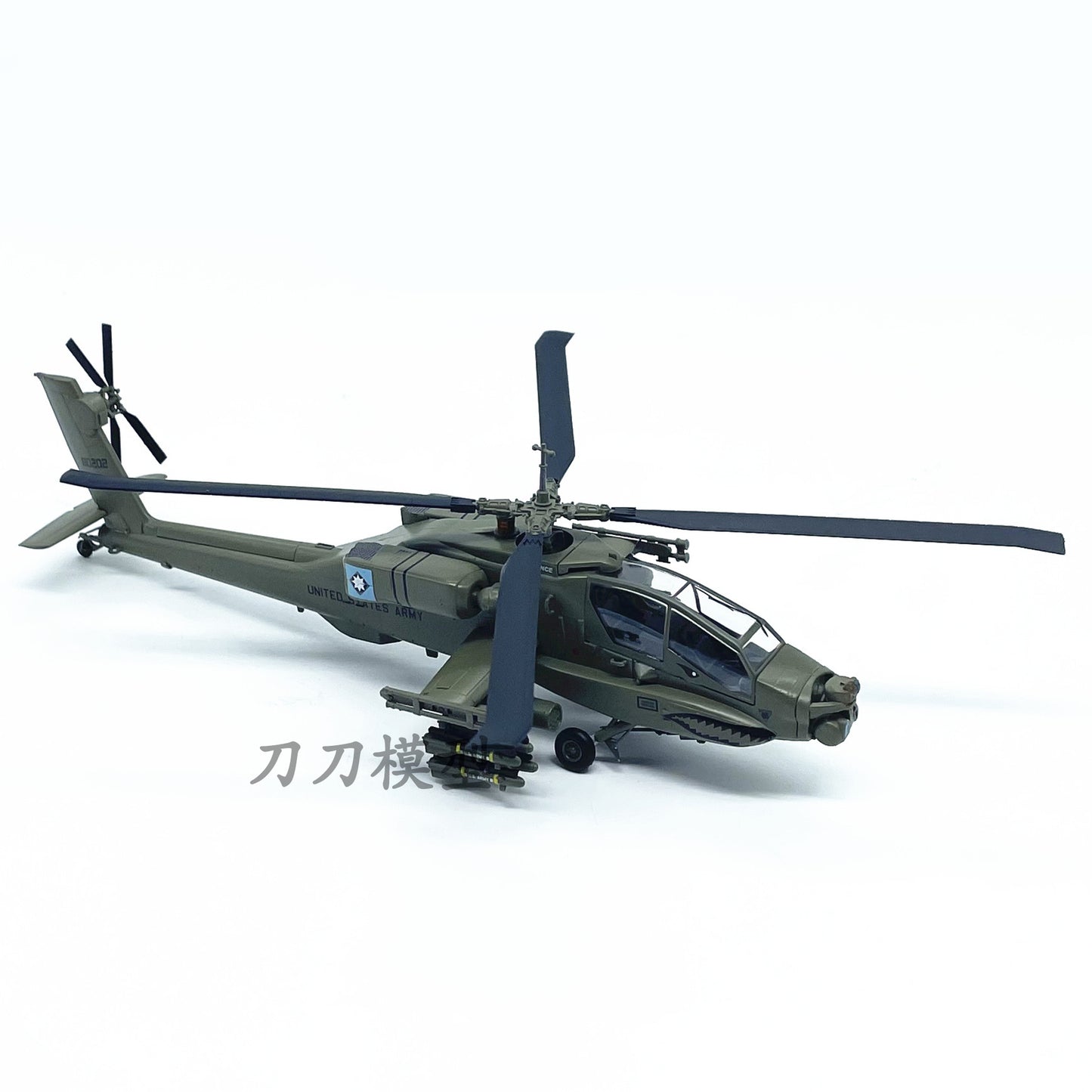 1: 72 American AH-64A Apache AH64 Armed helicopter Model aircraft