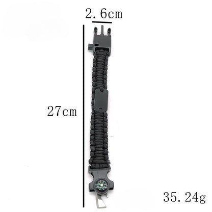Outdoor multifunctional survival umbrella rope bracelet, survival knife bracelet
