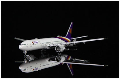 1:400 JC Wings THAI BOEING 777-300ER Passenger Airplane Flap Down Diecast Model
