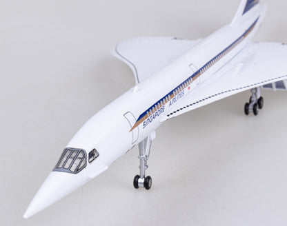 1:125 50CM BRITISH-SINGAPORE Concorde Airplane Landing gear Resin Plane Model