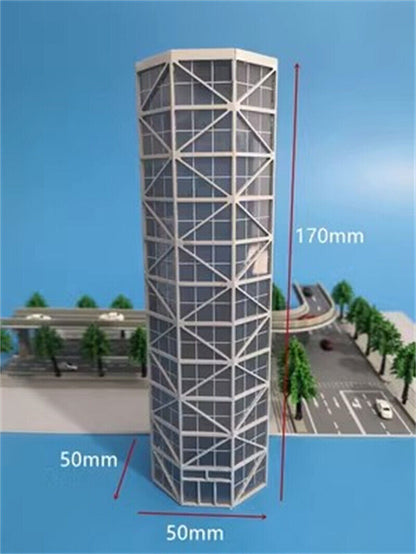 1/300 Scale Railway Station Scene Building City High-Rise Building Model Toy