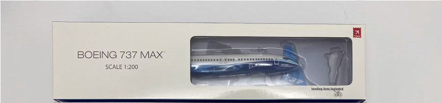 1:200 Hogan Boeing 737 MAX7 Passenger Airplane Plane ABS Plastic Aircraft Model