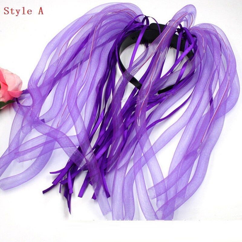 Women Hair Accessories Extension Light Up Braids Crown Bands Pipe Party Costumes