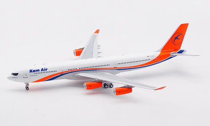 1:200 32CM Retro Models Kam Air AIRBUS A340-300 Aeroplane Diecast Aircraft Model