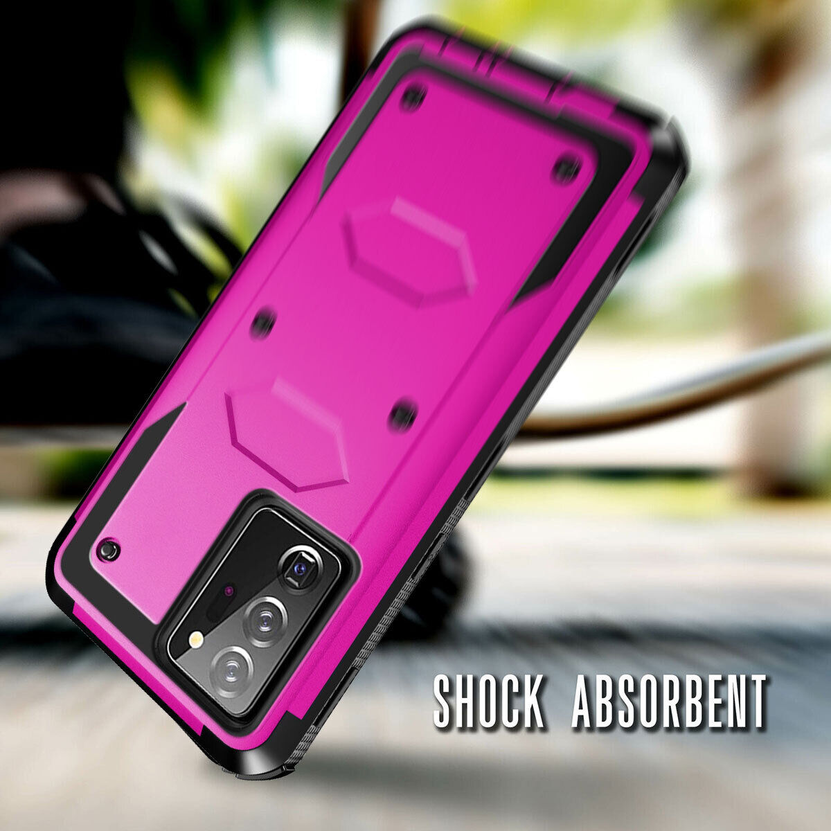 For Samsung Galaxy Note 20 Ultra Heavy Duty Clip Holder Case Cover, / Accessory