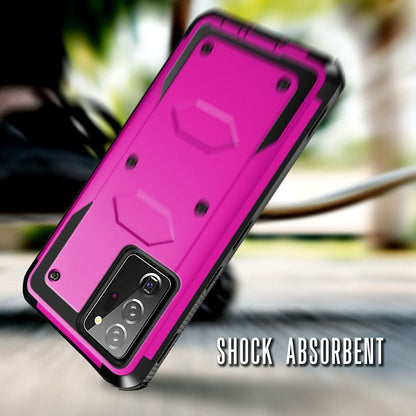 For Samsung Galaxy Note 20 Ultra Heavy Duty Clip Holder Case Cover, / Accessory