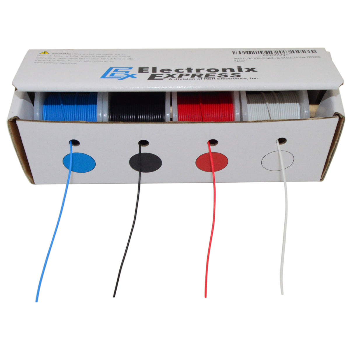 30 Gauge Stranded Hook Up Wire Kit - Four 25 Foot Spools with Dispenser Box