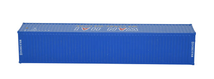 1:87 WANHAI 40GP Metal Shipping Container Model Toy Home Office Decor Gift