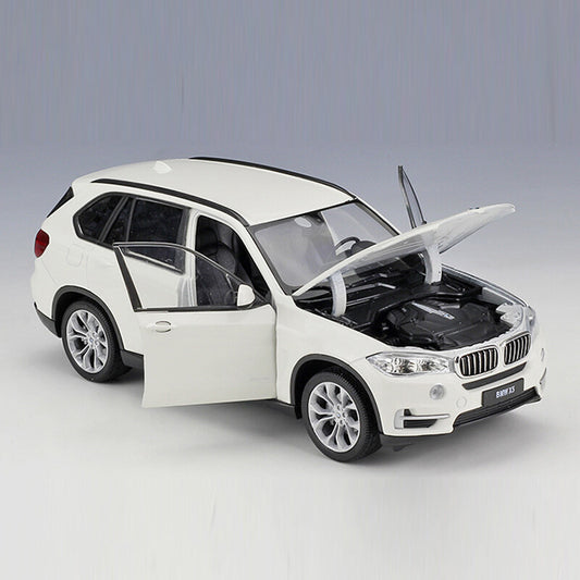 1/24 Scale BMW X5 Model Car Diecast Metal Vehicle Gifts Collection for Men White