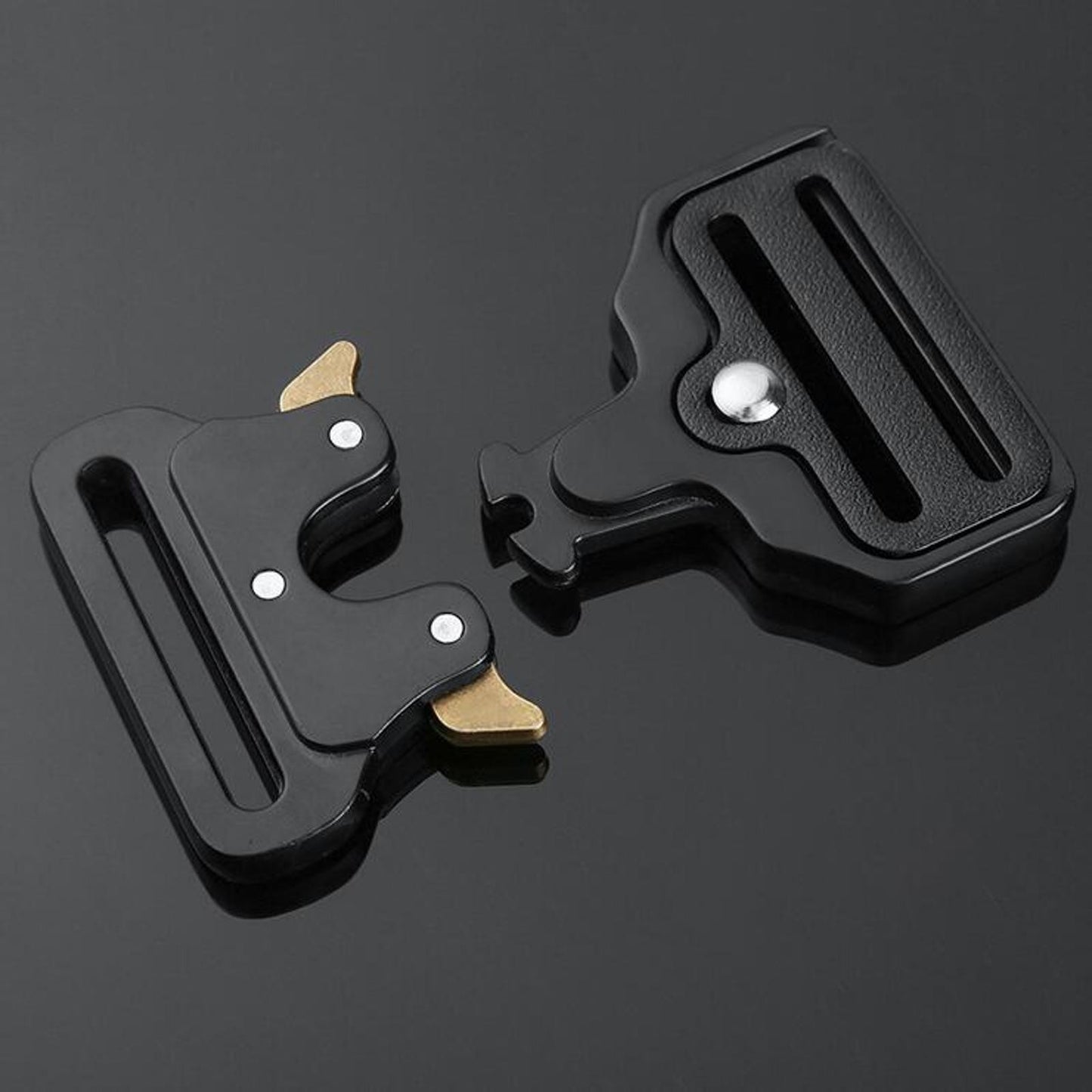 New Unique Design Metal Strap Buckle Black for Bags Luggage Webbing Sewing aa