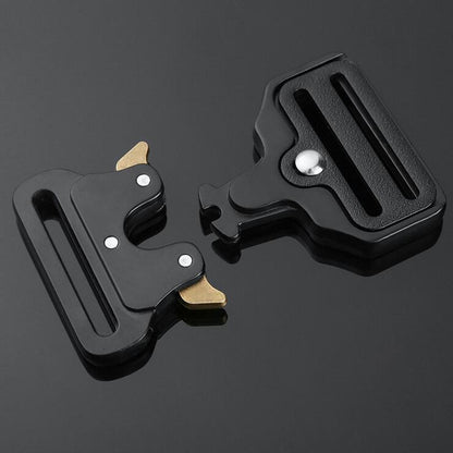 New Unique Design Metal Strap Buckle Black for Bags Luggage Webbing Sewing aa