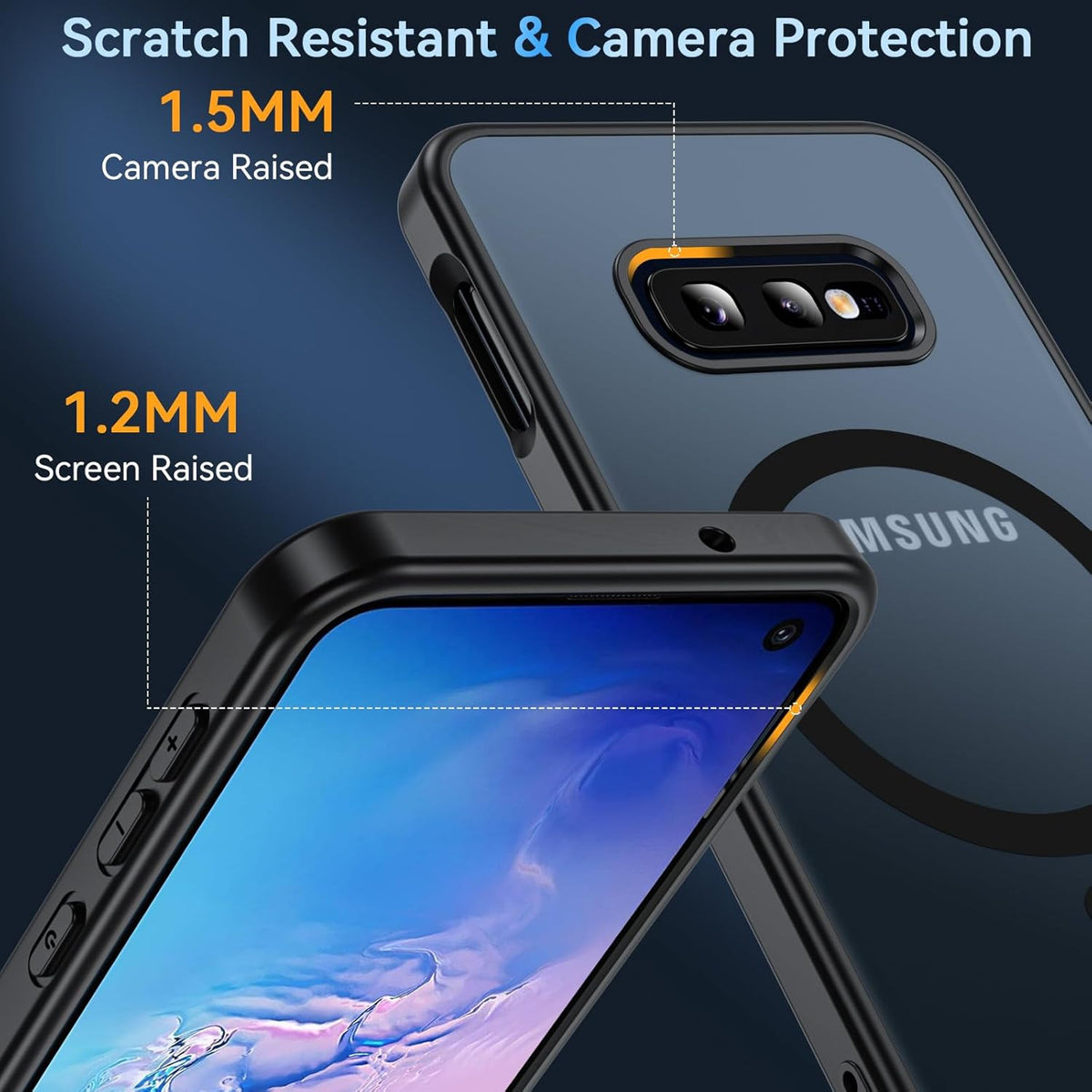 for Samsung Galaxy S10E Case Magnetic, Galaxy S10E Phone Case [Compatible with M