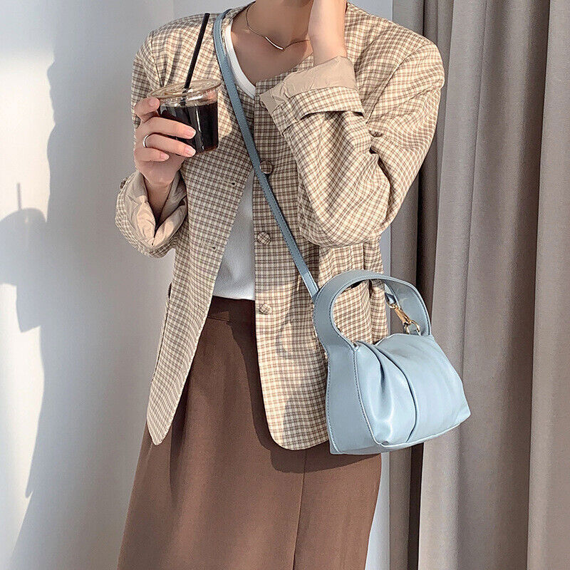 Women Lady Leather Handbag Shoulder Messenger Satchel-Tote Crossbody Purse Bags