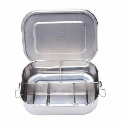 Lunch Container Stainless Steel Food Snack Storage Boxes Eco-friendly Rectangle