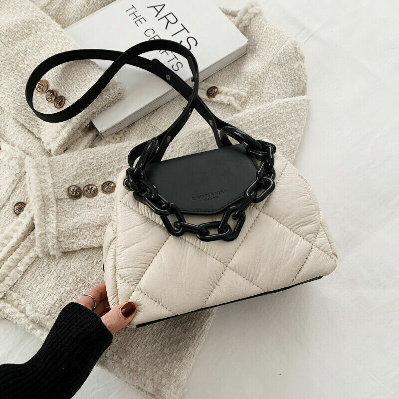 Tote Bag Leather Women's Handbag Chain Shoulder Crossbody Bags