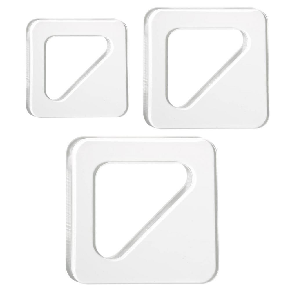 Cutting Board Handle Template Acrylic Clear Router Woodworking Tracing Stencils