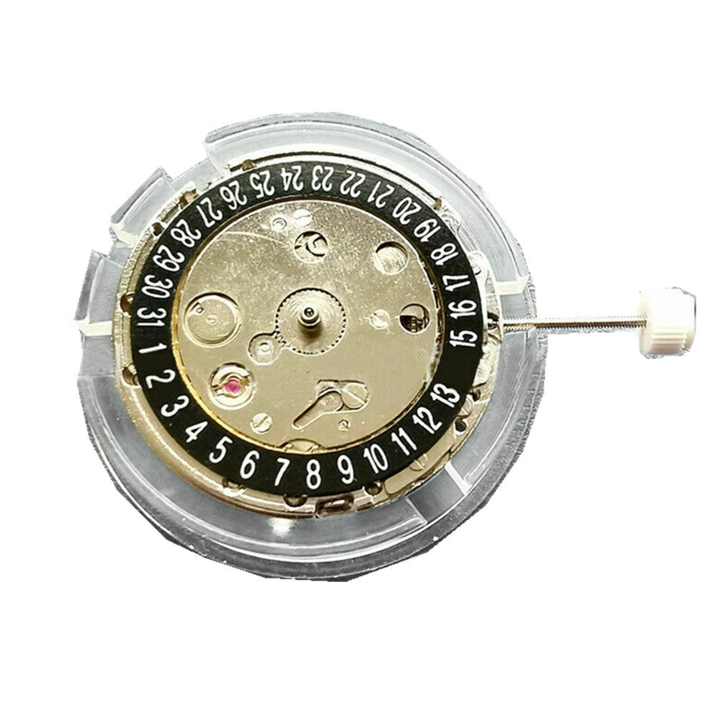 Watch Automatic Mechanical Movement Black Date Calendar @ 3/6 For 2813 8215 Part