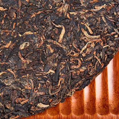 CHINATEA 2019 Zhong Cha Ripe Puerh Tea Classic 7571 Shu Puer Chinese Tea 357g -