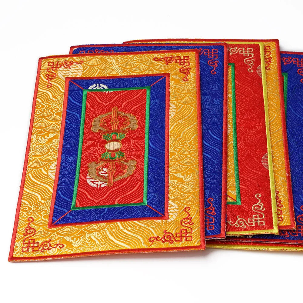 Table Mat Home Decoration Embroidery Tibetan Buddhist Tangka Woven Thermal