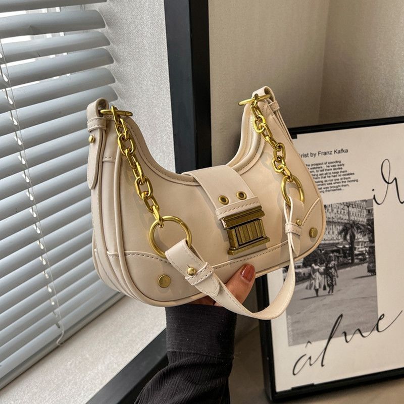 Vintage Shoulder Bag Crossbody Bags Handbags Purse Chain Bag 22*14*7CM Polyester
