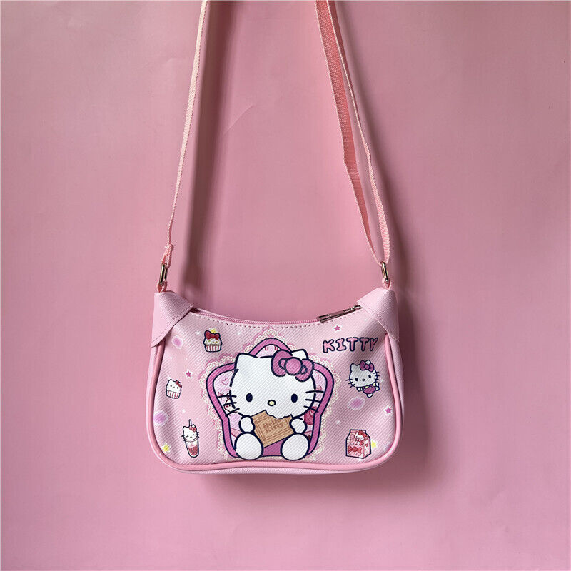 Kuromi My Melody Pompompurin Cinnamoroll PU Crossbody Shoulder Bag Shoulder Bag