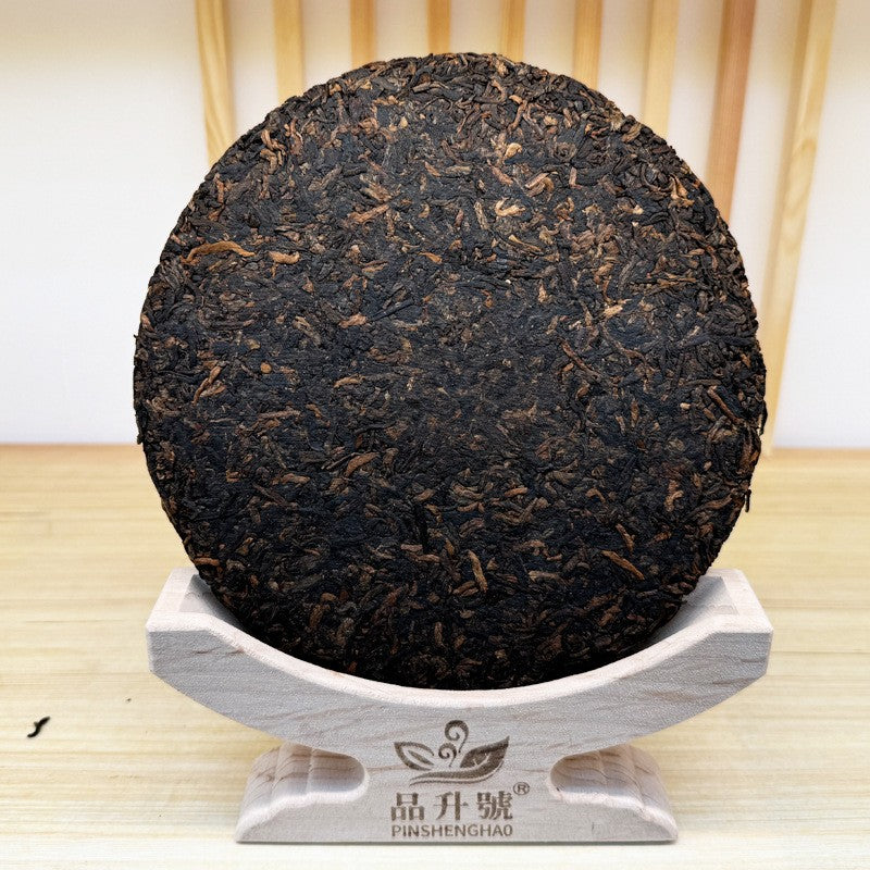 357g Yunnan Ancient Tree Pu'er Tea Ripe Tea Cake Menghai Yiwu Qizi Cake Tea