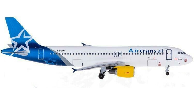 1:400 AeroClassics Air Transat Airbus A320 Passenger Airplane Diecast Model