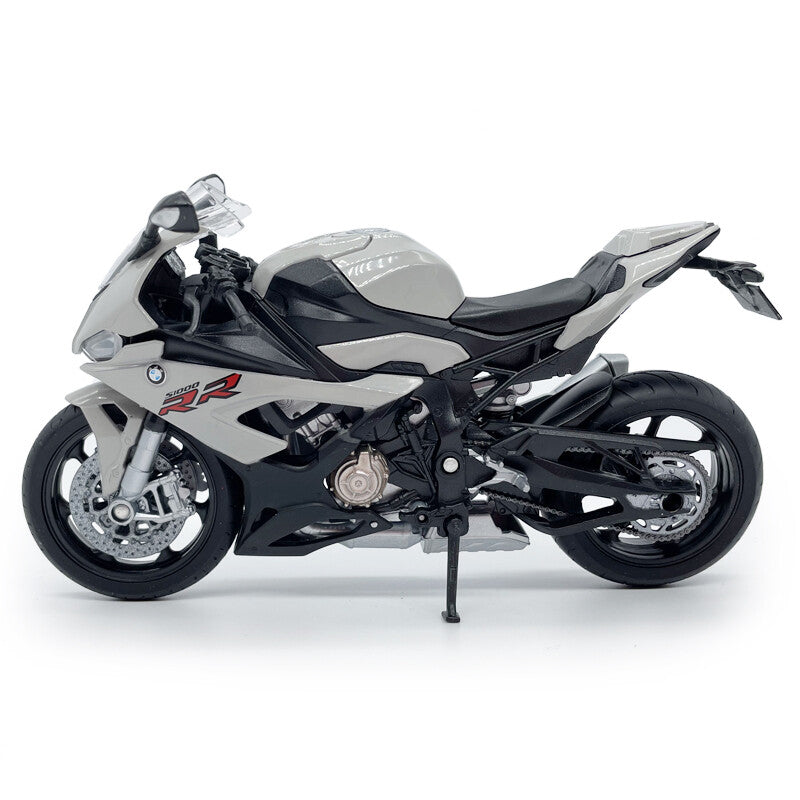 1/12 BMW S1000RR Motorcycle Model Diecast Toy Vehicle Boys Toys Kids Gifts Gray