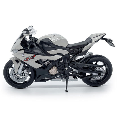 1/12 BMW S1000RR Motorcycle Model Diecast Toy Vehicle Boys Toys Kids Gifts Gray