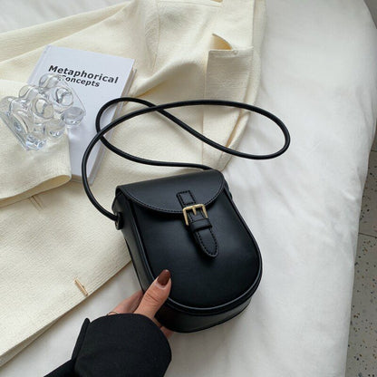 Small Synthetic Leather Colorful Crossbody Bag Shoulder Side Bag Handbag Purses