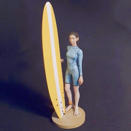1/20 resin figure model kit Modern Surfer Girl Unassembled Unpainted