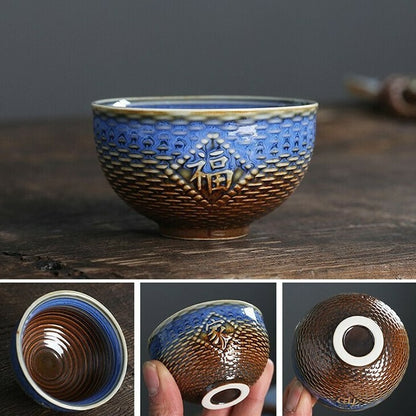 360° Rotating Teapot Premium 5-piece Set China Traditional Ceramics Tea Set