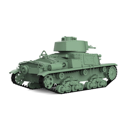 SSMODEL 1/87 HO Scale Railway Military Model Kit German Pz.kptw.M15 Medium Tank