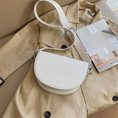 Saddle Bag Leather Shoulder Bags Women Ladies Crossbody Bag Handbags