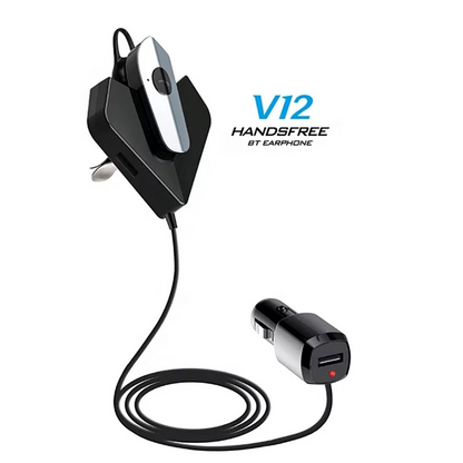 Audifonos Bluetooth Inalambrico Conducir Manos Libres Transmisor FM USB 4in 1