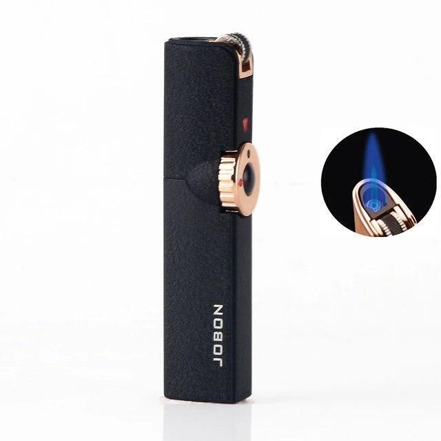 Jobon One Triple Torch Lighter Windproof Gas Butane Jet Flint Lighter 3 Nozzles