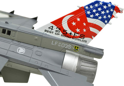 1:72 F-16D Fighting Falcon Fighter Attack Metal Plane Model,Singapore Air Force