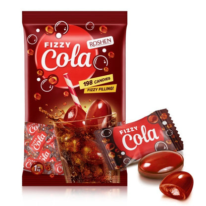 500g Effervescent Cola Sour Pop Candy Sweet Snacks ROSHEN Soda Flavored