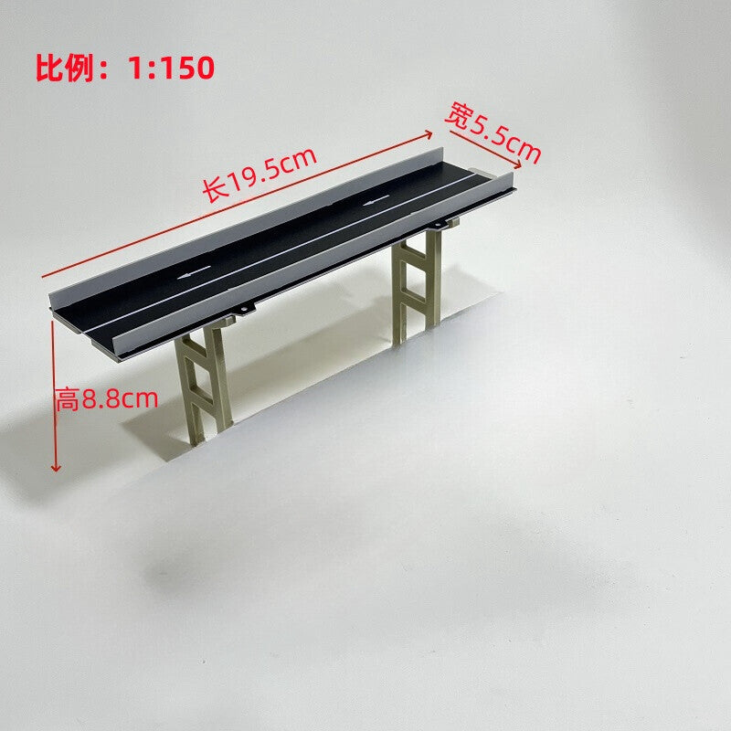 1/64 /150 Scale Diorama City Highway Street Road Bridge Model Scene Viaduct Toys